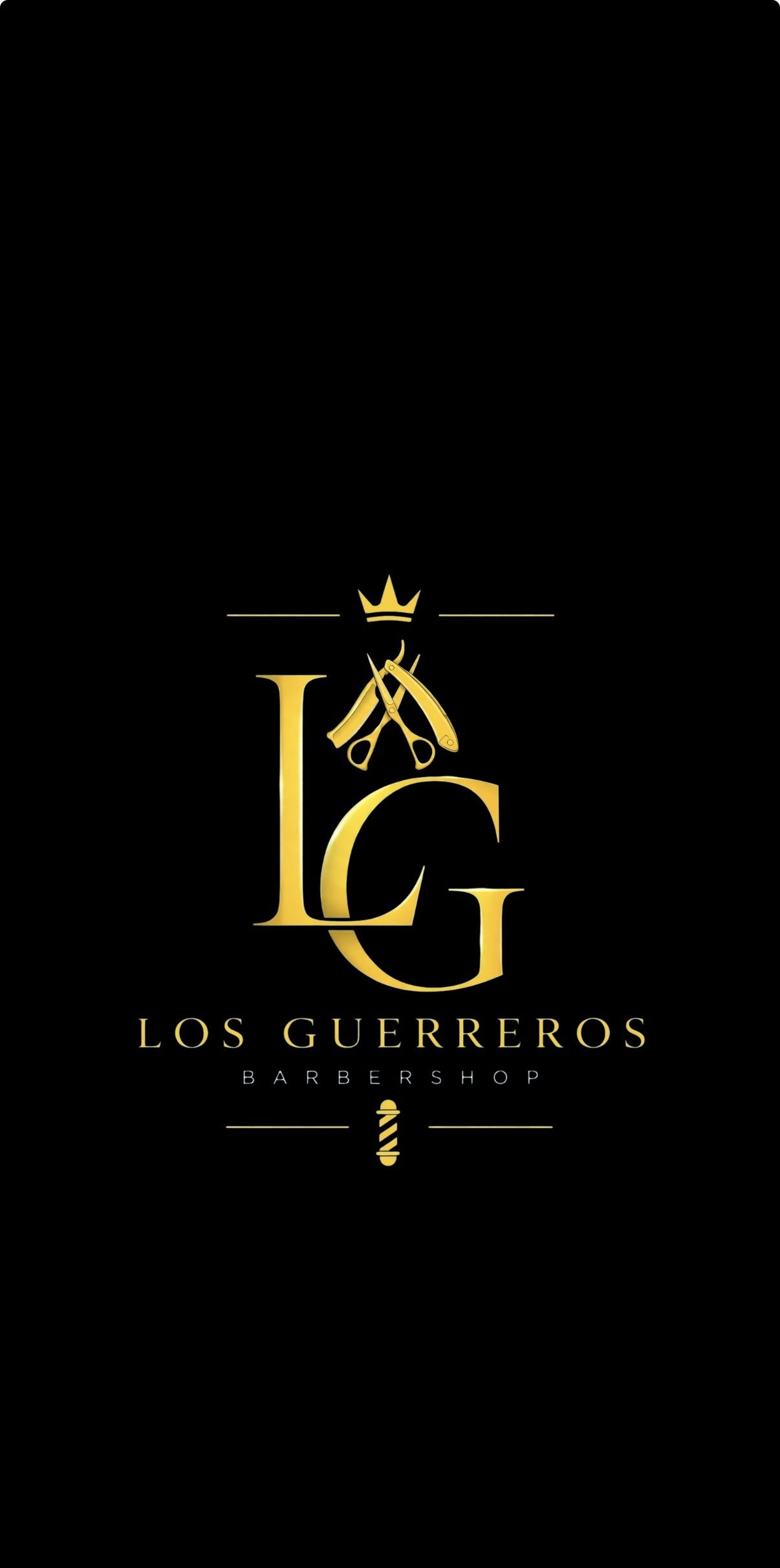 Los Guerreros Barbershop logo